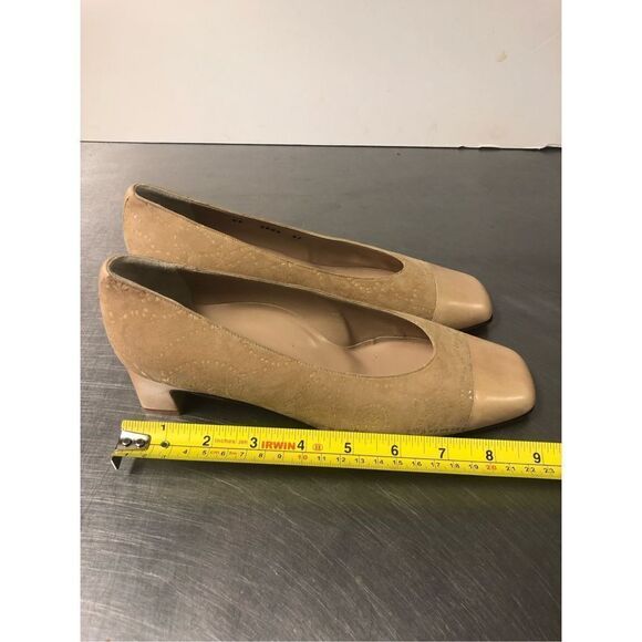 Attica Smart Women’s Italian Tan Pump Heels Size EU 37 (6.5) - Picture 10 of 11